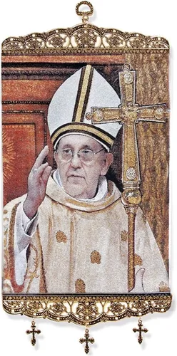 Miniatura 13 de Religious Gifts Tapiz con diseño de Virgen María y Nuestra Señora del Monte Carmelo de 18 pulgadas
