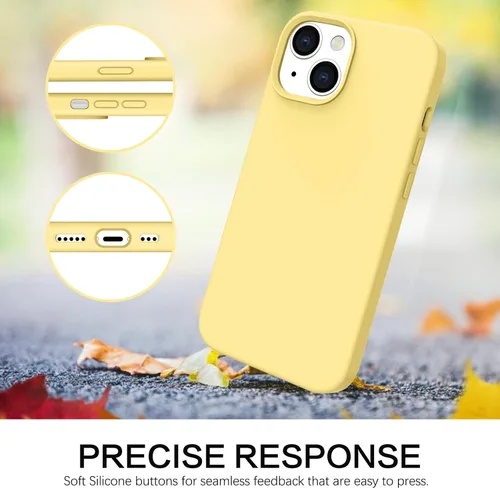 Miniatura 81 de GUAGUA Funda compatible con iPhone 17 Pro Max de 6.9 pulgadas, silicona líquida, goma de gel suave, delgada, forro de microfibra delgada