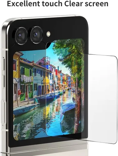 Miniatura 5 de Sinjimoru Sinji - Protector de pantalla para Samsung Galaxy Z Flip 5 Z Fold 5, vidrio templado transparente para Galaxy Z Flip 5 Z Fold 5
