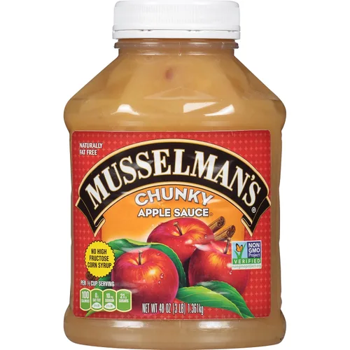 Miniatura 9 de Musselman's Home Style - Salsa de manzana gruesa – aperitivo bajo en calorías, sin gluten, bajo en sodio, kosher, sin grasa, sin colesterol, sin