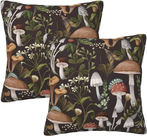 Miniatura 16 de Juego de 2 fundas de almohada bohemias de 18 x 18 pulgadas, fundas de almohada bohemias onduladas suaves con ondas de arco iris, fundas de cojín