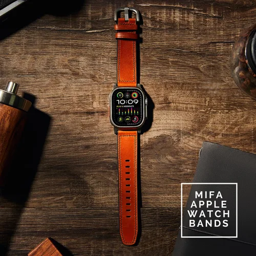 Miniatura 6 de Compatible con Apple Watch Band de 1.929 in 1.811 in 1.772 in 1.732 in 1.654 in, correas híbridas de silicona Mifa para hombres y mujeres, correa
