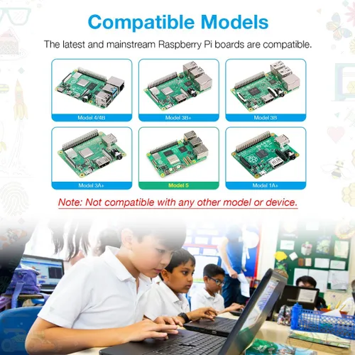 Miniatura 8 de Hosyond Pantalla táctil IPS MIPI DSI de 5 pulgadas compatible con Raspberry Pi 5/4/3, pantalla capacitiva de 800 x 480 píxeles, interfaz sin