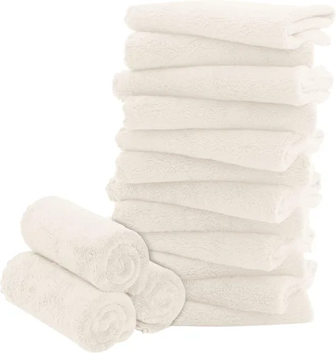 Miniatura 27 de Paquete de 16 paños para bebé, forro polar coral de lujo, extra absorbentes y suaves, para recién nacidos, bebés y niños pequeños, adecuados