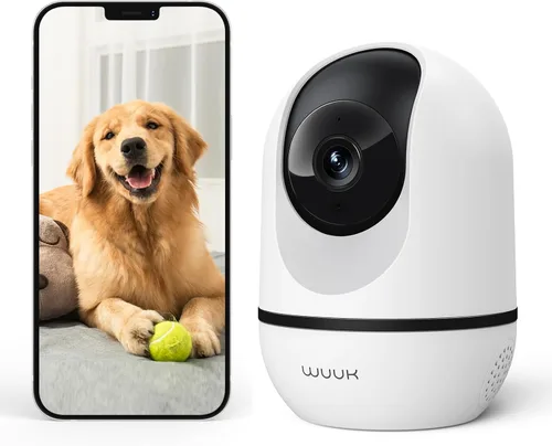 Miniatura 10 de WUUK Cámara de seguridad para interiores de 4 MP, cámara WiFi para interiores, cámara para mascotas con detección de movimiento y humanos, visión