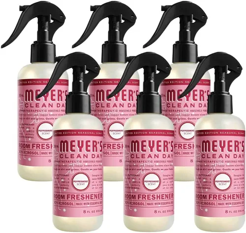 Miniatura 59 de Mrs. Meyer's Clean Day - Ambientador en espray, atomizador sin aerosol infundido con aceites esenciales, albahaca, 8 onzas líquidas