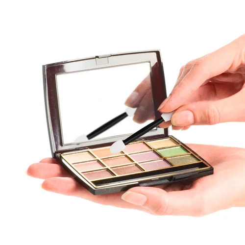 Miniatura 5 de Cuttte Aplicadores de sombra de ojos, brochas de maquillaje – 60 brochas desechables para sombra de ojos, palitos aplicadores de sombra de ojos