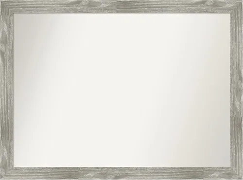Miniatura 432 de Amanti Art Espejo personalizado, espejo de baño gris plomo a rayas, espejo de pared o espejo de tocador de baño sobre el fregadero