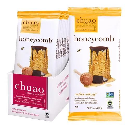 Miniatura 8 de Chuao Chocolatier Oh My S'mores Barras de chocolate con leche, chocolate gourmet artesano europeo sin conservantes, para cestas de regalo, Navidad