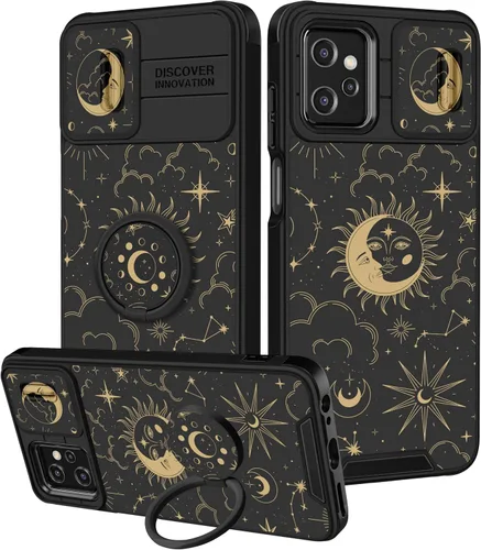 Miniatura 17 de Funermei Funda para Moto G Play 4G 2024 – Funda para teléfono para mujeres y niñas, diseño único de gato y libros, diseño único con funda
