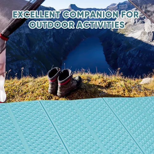 Miniatura 6 de Colchoneta de espuma ultraligera, almohadilla de espuma de celda cerrada impermeable para una insulación superior, colchoneta plegable para Azul