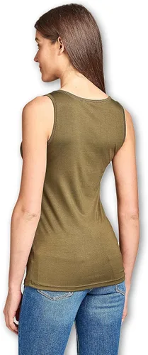 Miniatura 3 de Camiseta sin mangas de bambú extra suave para mujer, fabricada en Estados Unidos