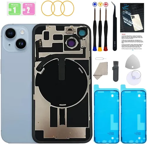 Miniatura 15 de Reemplazo de cristal trasero para iPhone 15Pro Max con herramientas Repir Big Hole OEM Rear Cover Glass Pre-Installed Internal Parts Easier