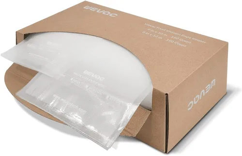 Miniatura 4 de Wevac Bolsas Selladoras al Vacío para Alimentos de 6''x10'' y 8''x12'', 300 Unidades, Precortadas de Cuarto, Ideales para Food Saver, Sin BPA, Grado