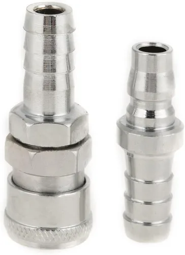 Miniatura 8 de 8PCS 1/2" manguera neumática compresor de aire acoplador rápido enchufe enchufe enchufe conjunto herramienta neumática ampliamente utilizada