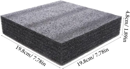 Miniatura 7 de EXCEART 4 piezas de insertos de embalaje de espuma, tableros de espuma multiusos desgarrables para envío seguro y embalaje forro protector