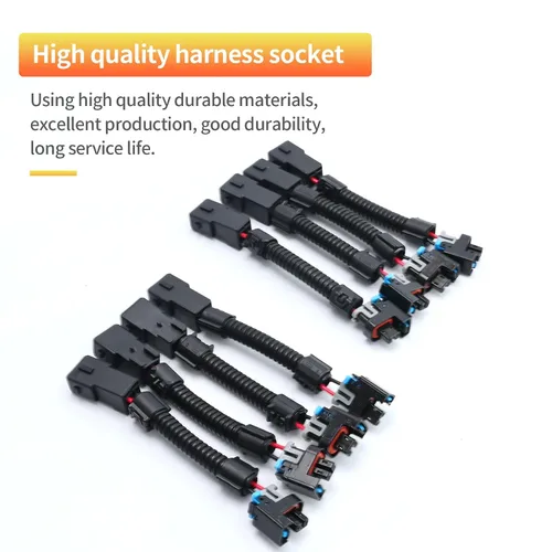 Miniatura 7 de 8 piezas LS1 LS6 LT1 EV1 juego de cables de inyector, conectores para Multec LQ4, LQ9 adaptadores Delphi 4.8 5.3 6.0