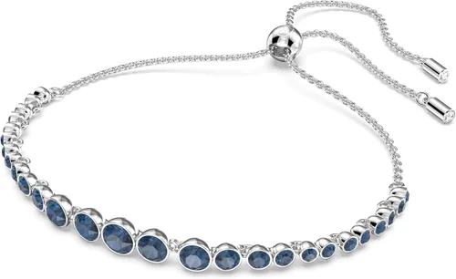 Miniatura 25 de Swarovski Colección de joyas de pulseras de tenis Emily con cristales transparentes, cristales azules, cristales rosados