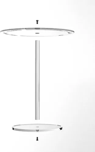 Miniatura 6 de Sunglasses Holder Stand 360 Rotating, Eyeglasses Display Rack,Eyewear room Tabletop Glasses Storage Organizer (Acrylic, Round)