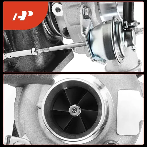 Miniatura 8 de A-Premium K0422-582 Kit completo de turbocompresor Turbo, con actuador de Wastegate y junta, compatible con Mazda 3 2007-2013, 6 2006-2007, CX-7