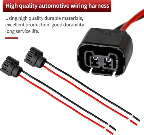 Miniatura 6 de Saihisday 5202 PS24W H16 Cable hembra Pigtail Dos Arnés de luz antiniebla Conector Enchufe (PS24W 5202 H16)