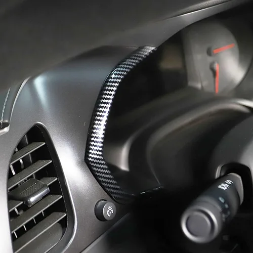Miniatura 5 de Cubierta de tablero de instrumentos de fibra de carbono para Chevrolet Corvette C7 Accesorios interiores