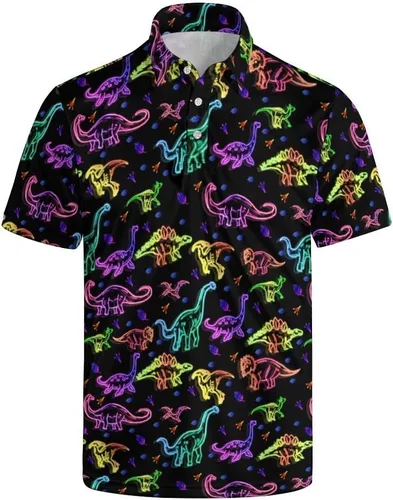 Camisas de golf divertidas para hombre, camisas polo hawaianas de los años 80, camisas polo divertidas hawaianas para playa, verano, golf