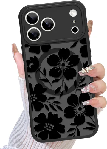 Miniatura 31 de TEAUGHT Compatible con iPhone 11 Funda con patrón lindo estampado de leopardo negro guepardo + protector de pantalla a prueba de golpes, funda