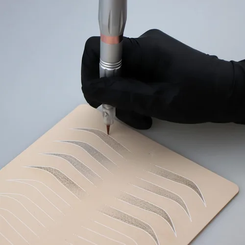 Miniatura 4 de Guapa Agujas de cartucho de maquillaje permanente, agujas desechables para tatuaje, 1P 3P, se adapta a la máquina de maquillaje permanente