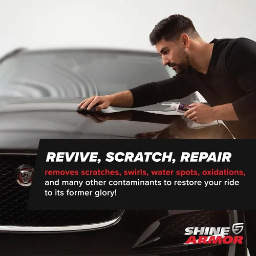 Miniatura 5 de SHINE ARMOR Removedor de Arañazos para Coche, Protección y Eliminación de Remolinos, Abrillantador 4oz