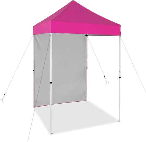 Miniatura 48 de EAGLE PEAK Toldo instantáneo de 5 x 5 con paneles de pared de 4 lados, pequeña tienda de campaña portátil desplegable con bolsa de transporte