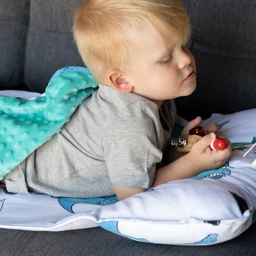 Miniatura 7 de JumpOff Jo - Colchoneta para siesta para niños, saco de dormir para niños con almohada extraíble y manta ultra suave para preescolar, guardería