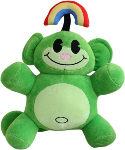 Miniatura 11 de Peluche de mono arcoíris de 12 pulgadas, peluche KND de mono arcoíris Peluches de peluche, recuerdo de fiesta de cumpleaños, regalo preferido