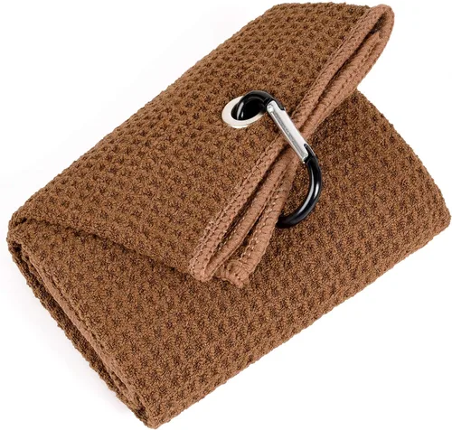 Miniatura 12 de Mile High Life Premium Waffle-Weave Golf Towel 16" X 24" Extra Absorbent & Quick-Dry Ultra-Soft Microfiber Carabiner Clip Multi