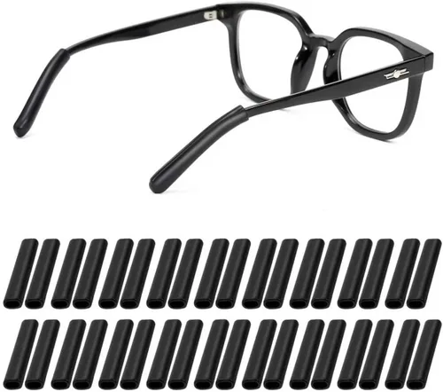 20 pares de almohadillas antideslizantes de silicona para gafas, retenedor de silicona para lentes