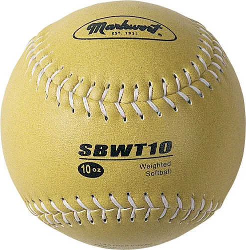 Miniatura 8 de Markwort Funda de cuero con peso de 12 pulgadas para softballs