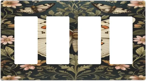 Miniatura 121 de Decorativo Arte Interruptor de Luz Cubiertas de Pintura al óleo Estilo Flores Placa de Pared de Interruptor de Interruptor Decorativo Placa