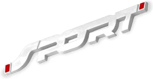 Miniatura 9 de Adhesivo Deportivo de Metal para Automóvil, Emblemas Deportivos de Automóvil, Emblema 3D Premium para Guardabarros Lateral y Maletero Trasero