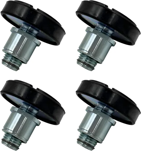 Miniatura 10 de 4pc 1.378 in almohadilla de elevación de coche bandeja de goma pies de elevación más almohadillas de pierna alta diámetro del eje