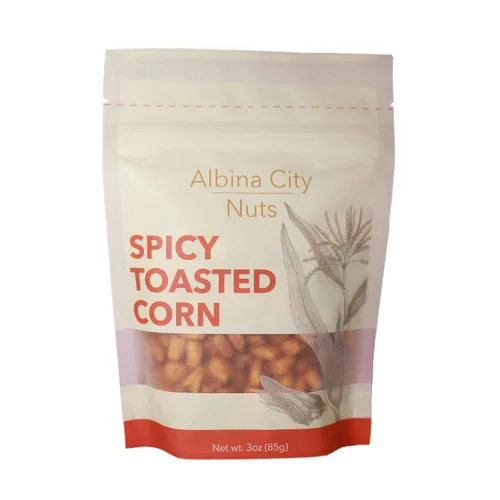Miniatura 11 de Albina City Nuts Maíz tostado picante, extremadamente picante y sabroso, con un suave crujido hecho de ingredientes no transgénicos libres
