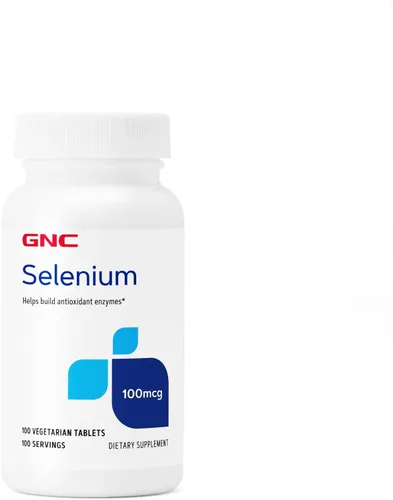 GNC Selenio 100mcg | Vegetariano - 100 Tabletas