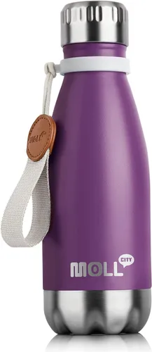 Miniatura 47 de Botella de agua para niños, botella de agua deportiva de acero inoxidable de 12 onzas con aislamiento al vacío para la vuelta a la escuela, botella