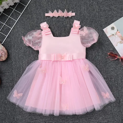 Miniatura 2 de Vestido tutú de tul para niñas pequeñas, vestido de princesa con lentejuelas y lentejuelas para fiesta de cumpleaños, verano, playa, vestido