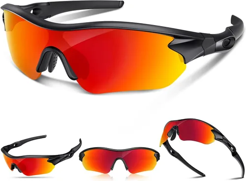 Miniatura 28 de Gafas de sol deportivas polarizadas para hombres y mujeres, jóvenes, béisbol, correr, pesca, tenis, golf, ciclismo, conducción, motor TAC UV400 TR90