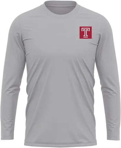 Miniatura 32 de Camisa deportiva de manga larga oficial de la NCAA Collegiate para hombre, con logotipo en el pecho izquierdo, colección Athletic Heather