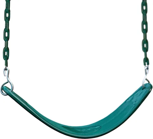 Miniatura 8 de Gorilla Playsets 04-0002-PK/PK Cinturón oscilante de lujo con cadenas recubiertas - Algodón de azúcar con cadenas rosadas
