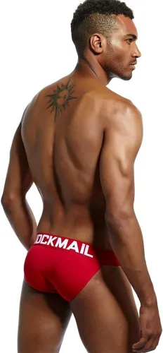 Miniatura 5 de JOCKMAIL Hombres Algodón Hombres Ropa Interior Escritos Hombres Bragas Atlético Defensor Masculino Escritos