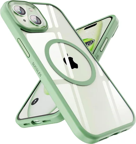 Miniatura 20 de SUCGLES Funda para iPhone 13 Pro Max con MagSafe, imán ultra fuerte N56, protección contra caídas de 12 pies, antiamarilleo, funda magnética
