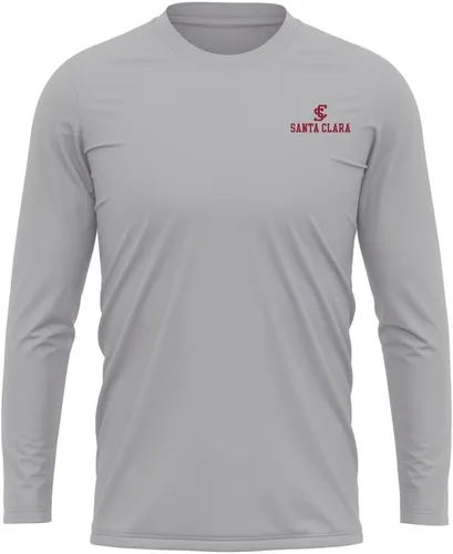 Miniatura 155 de Camisa deportiva de manga larga oficial de la NCAA Collegiate para hombre, con logotipo en el pecho izquierdo, colección Athletic Heather
