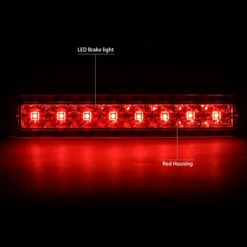 Miniatura 3 de DNA MOTORING 3BL-FES01-LED-RD - Luz de freno LED de montaje alto con lente roja [compatible con 01-07 Escape / 05-07 Mariner] Rojo